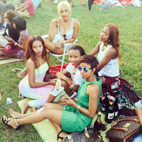 Party people at the previous Blankets and Wine event.