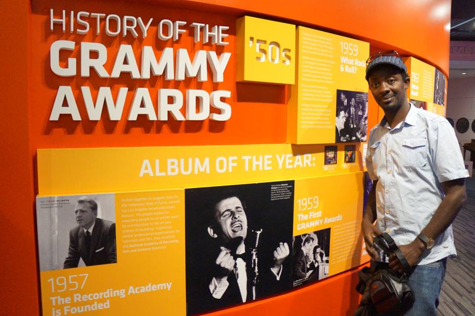Hosea at the Grammy Awards museum. 