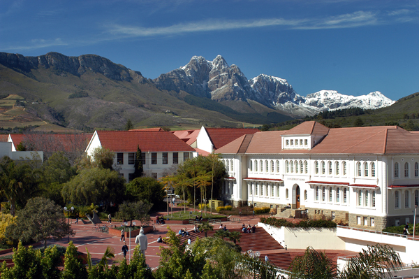 The Cape Town based university has a view of Table Mountain. 