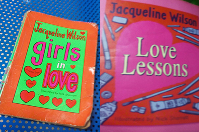 The books that were accessed by an eight-year-old girl in the school's library. 