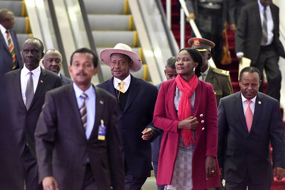 President Museveni was in Addis Ababa at the time of Bebe Cool's concert. 