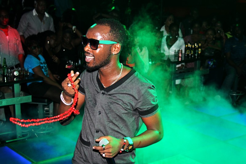 Eddy Kenzo performing. He says he earns lots of money for his shows abroad. 