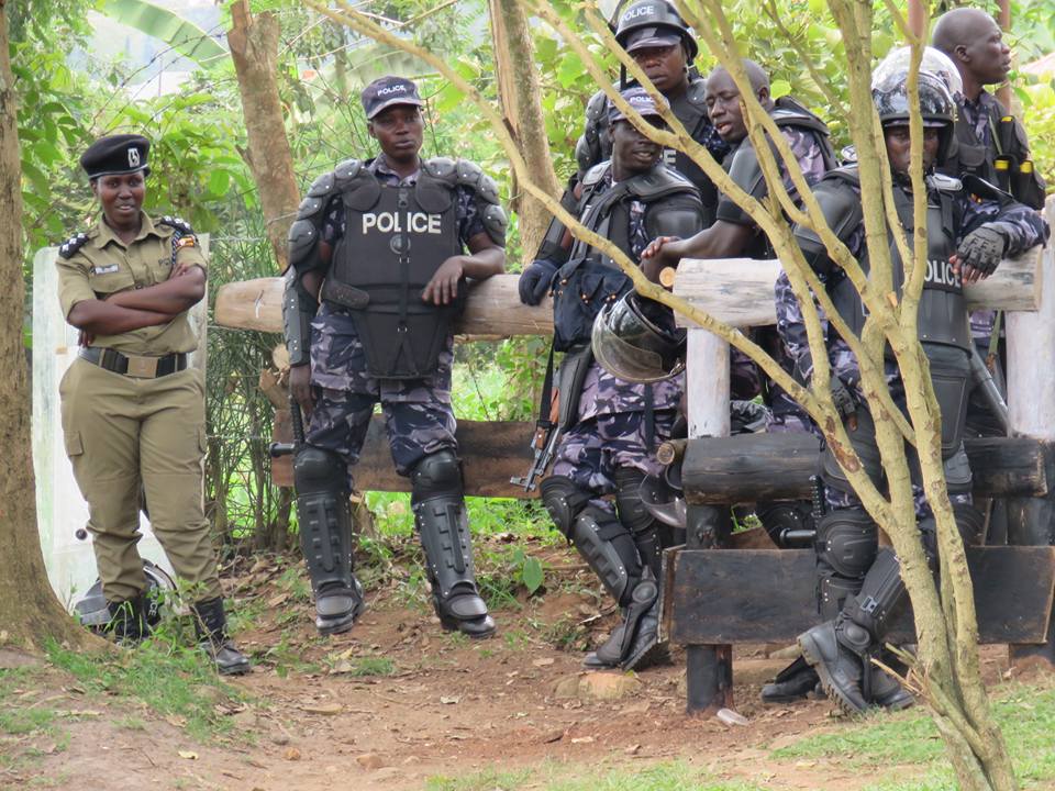 There was heavy police deployment at Besigye's home. 