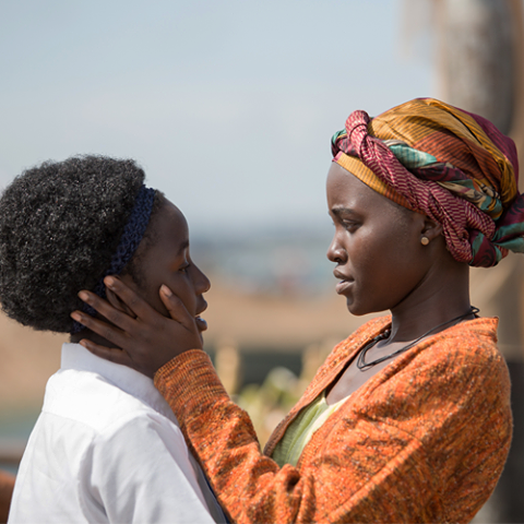 One of the scenes in the Queen of Katwe movie where Lupita picked the trend. 