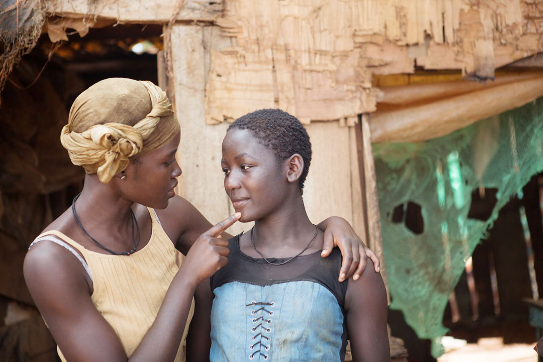 Oscar (TM) winner Lupita Nyong'o and newcomer Madina Nalwanga in Disney's QUEEN OF KATWE, the vibrant true story of a young girl from rural Uganda whose world rapidly changes when she is introduced to the game of chess. The powerful film also stars David Oyelowo and is directed by Mira Nair.