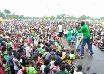 Joseph Masembe at the recent Green Kids' Festival. He is organising the climate change conference.
