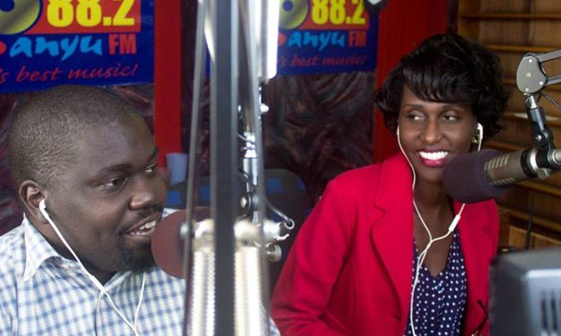 Fat Boy and Seanice when they were still co-presenters on Sanyu FM.