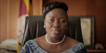 Speaker of Parliament Rebecca Kadaga in the video.