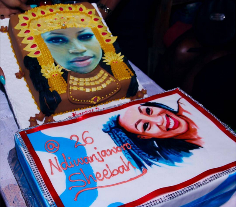 The birthday cake that got Sheebah speechless.