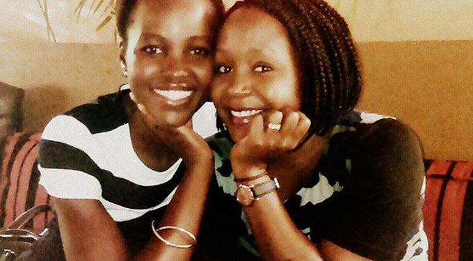 Lupita and Kansiime. The two met in April when Lupita was in Uganda to shoot the Queen of Katwe movie.