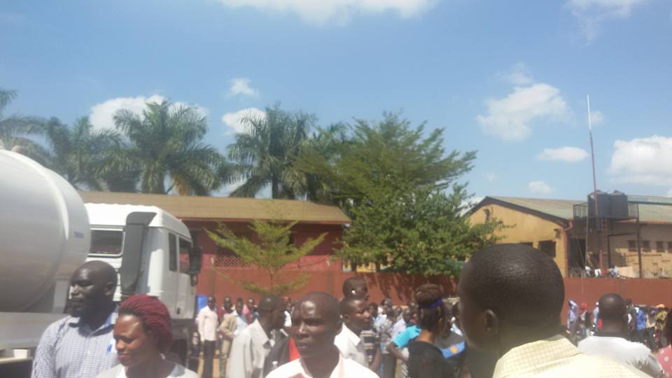 The cesspool emptier truck at Face Technologies in Kyambogo. 