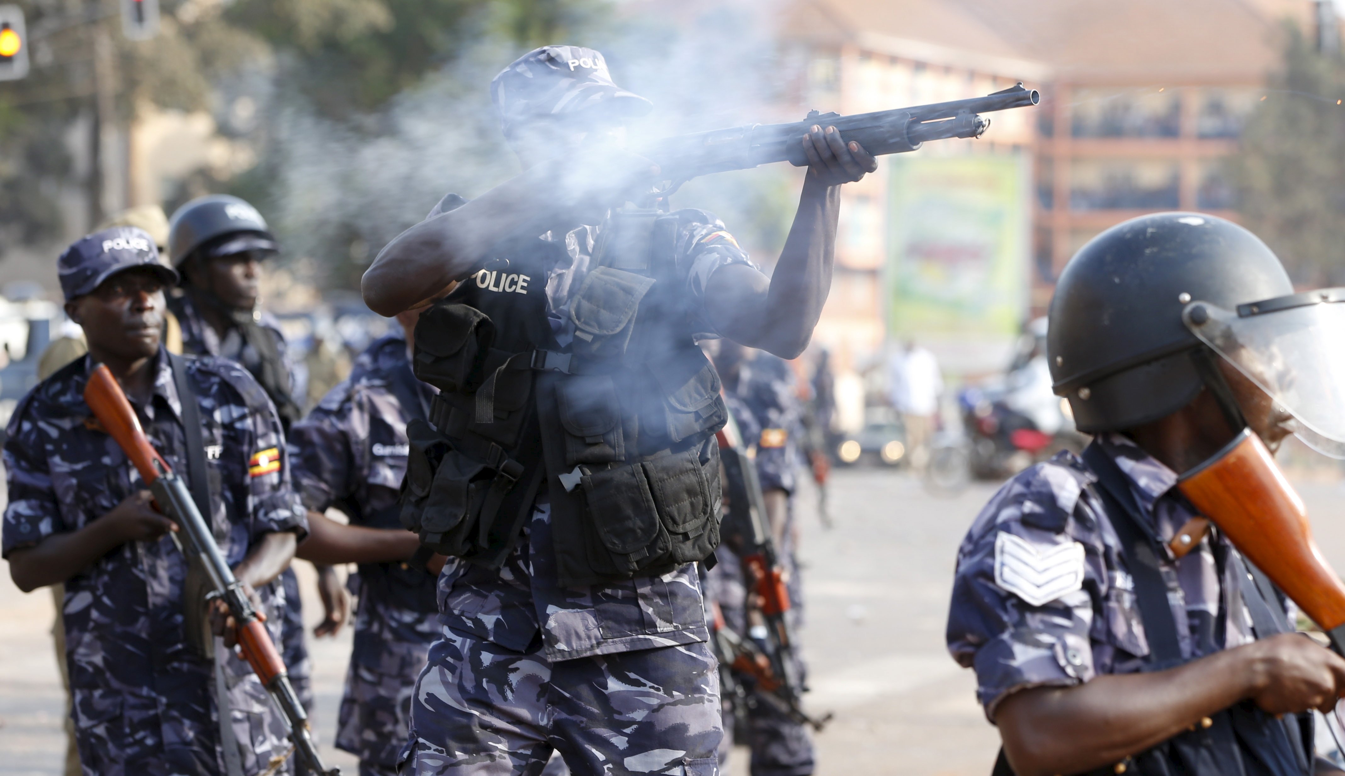 Image result for images of Ugandan police