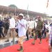 President Museveni during the Anti-corruption walk at Kololo Independence grounds