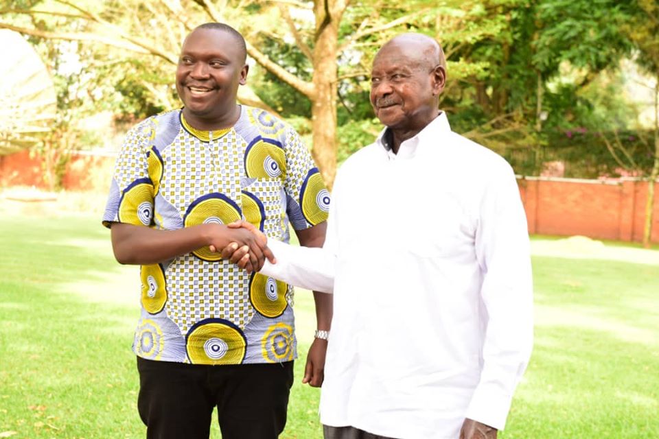 Patrick Salvado meets Museveni