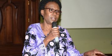 Health Minister Dr Jane Ruth Aceng.