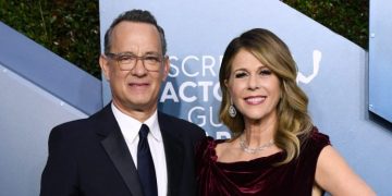 Tom Hanks and wife Rita Wilson.