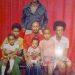 A youthful President Museveni (Red shirt) with his family. COURTESY PHOTO.