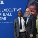 FUFA and FIFA Presidents Eng. Moses Magogo and Gianni Infantino respectively.