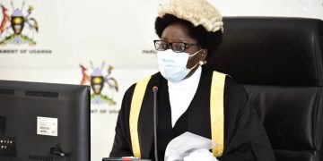 Speaker of Parliament Rt Hon Rebecca Kadaga.