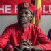 Musician and opposition candidate Bobi Wine holds a press conference, encouraging his "people power" supporters to continue wearing their trademark red berets in Kampala after the military banned them.