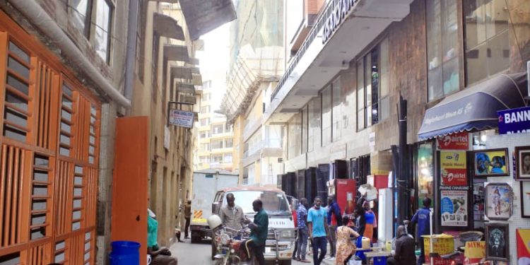 Wilson Street, Kampala downtown. Photo by Joseph Kasigwa.