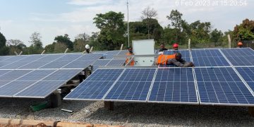Solar installation at Bulangira, in Kibuku District by Nexus Green.