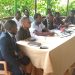 Uganda Medical Association (UMA) members addressing the media.