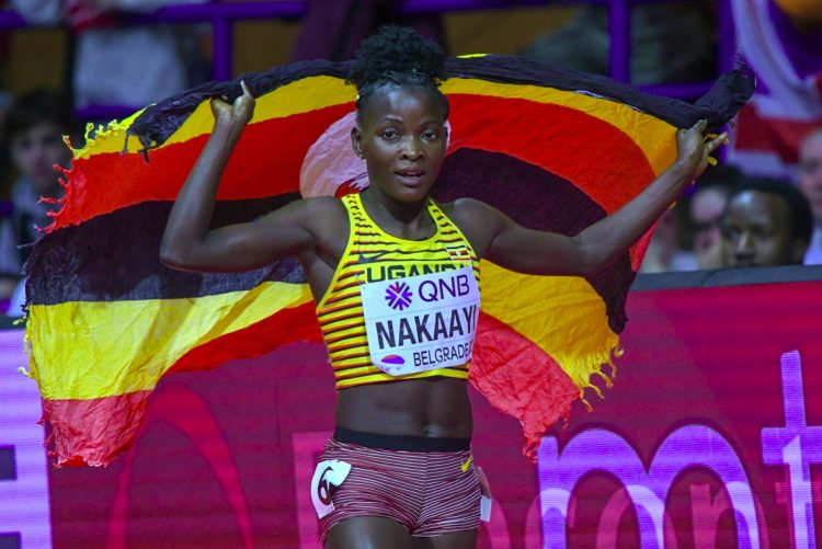 Halima Nakaayi at 2022 World Indoor Championships.