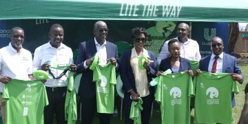 Partners of the Tusker Lite Mount Rwenzori Marathon after unveiling their respective package.