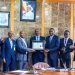 Islamic Banking: BoU issues first licence to Salaam Bank
Mr. Michael Atingi-Ego, the Deputy Governor, Bank of Uganda on Friday handed over the first operational certificate to the administrator of Salaam Bank. PHOTO/BoU