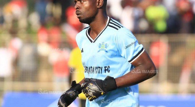 Ronnie Mutebi, the goalkeeper for Mbarara City. Photo Credit Bata Images.