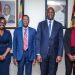 L- R Head of Marketing and Corporate Affairs Annette Nakiyaga, High Commissioner of Kenya to Uganda H.E General George A. Owinow, Acting Managing Director I&M Bank Sam Ntulume, Communications and Outreach Officer I&M Bank Racheal Kulanyi.