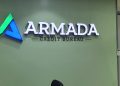 Armada Offices at H&G Chambers building on Lumumba Avenue in Kampala.