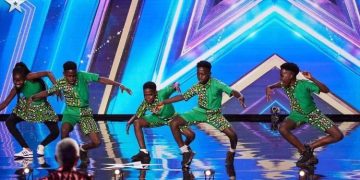 Triplets Ghetto Kids performing at Britain's Got Talent this year.
