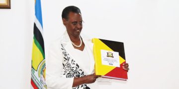 First Lady Janet Museveni.