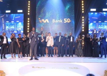 I&M Bank Executive Director, Sam Ntulume led a toast to five decades, expressing the bank's commitment to serve its clients better.