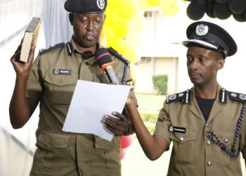 Assistant Commissioner of Police (ACP) Rusoke Kituuma (left).
