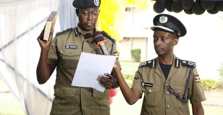 Assistant Commissioner of Police (ACP) Rusoke Kituuma (left).