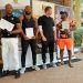 Speke Apartments Gym fitness instructors pose for a photo with their certificates after competing a training conducted by experts from Austria based Beyond Fitness Academy last week.