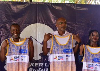 L-R: Amos Wekesa, Director Equator Hikes, Michael Niyitegeka, Chairman of the Rotary Cancer Run 2024, and Patience Aguti, the Project Manager UBL.